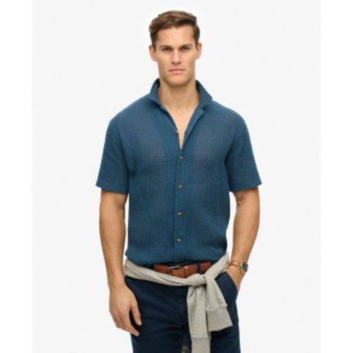 M4011058A Chemise Texture (L), Casuel, Coton, Manche courte - Superdry - Modalova