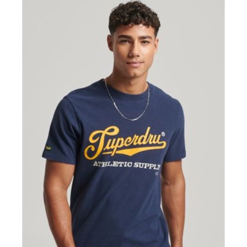 M1011474A T-shirt Vintage Scripted College (M), Casuel, Coton, Manche courte - Superdry - Modalova