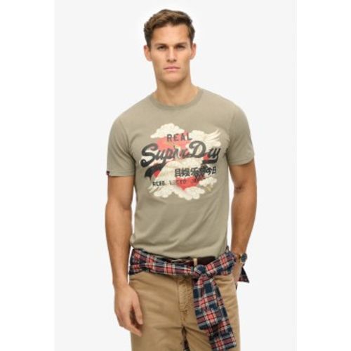 M1012111A Maillot VI Tokyo (S), Casuel, Coton, Manche courte - Superdry - Modalova