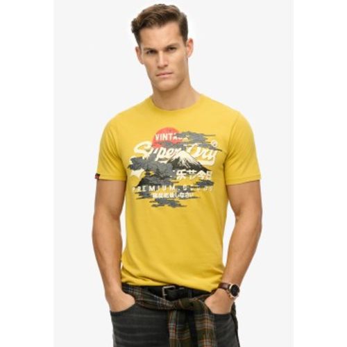 M1012111A T-shirt vintage Tokyo (S), Casuel, Coton, Manche courte - Superdry - Modalova
