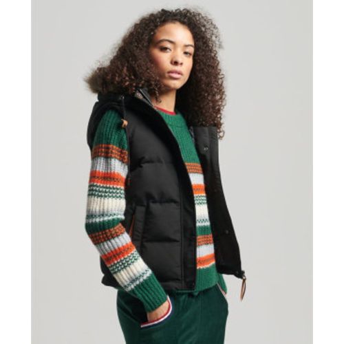 W5011395A Gilet en fourrure synthétique Everest (XS), Casuel, Polyester - Superdry - Modalova