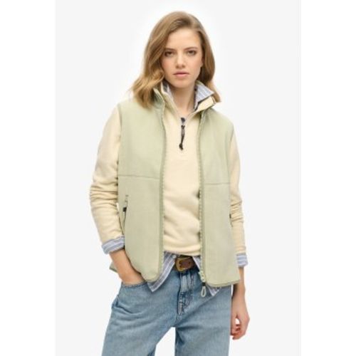 W5011913A Gilet doublé en polaire Active (S), Casuel, Vert, Polyester - Superdry - Modalova