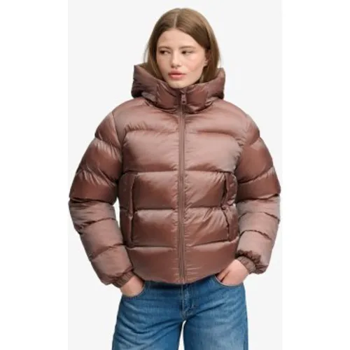 W5012187A Veste Matelassée Brillante à Capuche (S), Casuel, Polyester - Superdry - Modalova