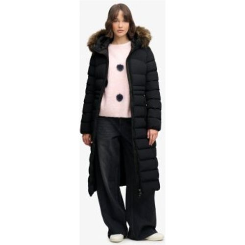 W5012183A Veste Longue Fuji avec Fourrure Synthétique et Capuche (S), Casuel, Polyester - Superdry - Modalova