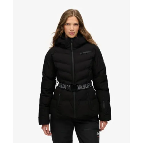 WS110178A Veste de Ski Matelassée Luxe avec Ceinture (XS), Casuel, Sport, Polyester, Neige - Superdry - Modalova