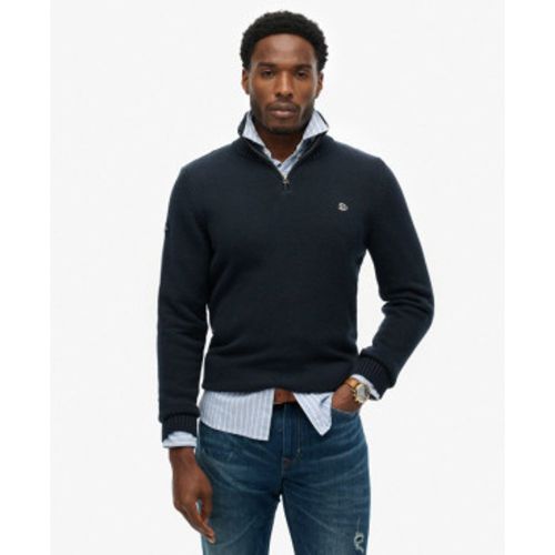 M6110706A Pull col mao avec fermeture éclair (S), Casuel, Coton - Superdry - Modalova
