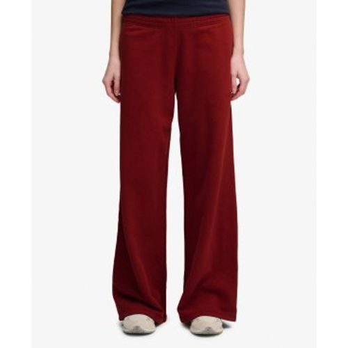 W7011286A Pantalon Essential Logo Wide Leg Jogger (L), Rouge, Casuel, Grenat, Coton - Superdry - Modalova