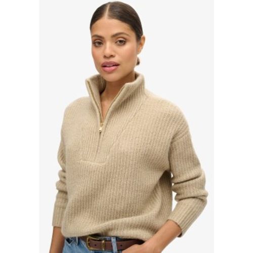 W6110554A Pull essentiel à col zippé (M), Casuel, Polyester - Superdry - Modalova