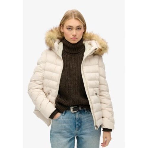 W5011754A Veste Matelassée à Capuche (M), Casuel, Polister recyclé, Durable - Superdry - Modalova