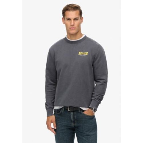 M2014289A Heritage Tab Loose Crew Sweatshirt (L), Casuel, Coton - Superdry - Modalova