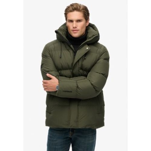M5012285A Veste 5 Baffle Sports Puffer (M), Casuel, Vert, Polister recyclé, Durable - Superdry - Modalova