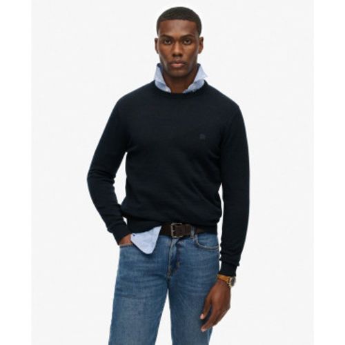 M6110691A Pull Essentials (XXL), Casuel, Coton, Marine - Superdry - Modalova