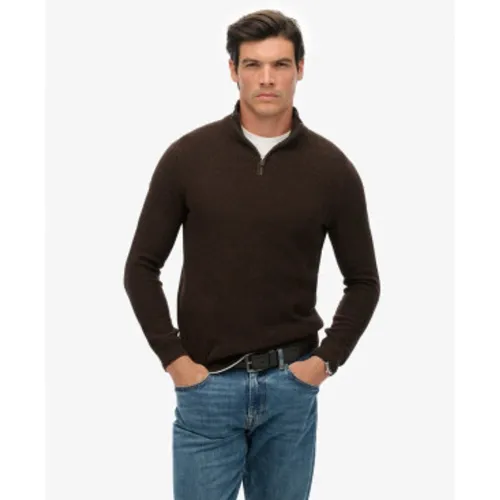 M6110682A Jersey Texture Half Zip (S), Casuel, Coton - Superdry - Modalova
