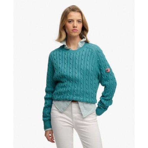 W6110610A Pull Slouchy Cable (XS), Casuel, Tissu - Superdry - Modalova