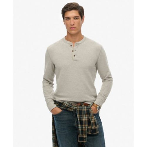 M6010903A Merchant Store T-shirt Grandad (M), Casuel, Coton, Manche longue - Superdry - Modalova