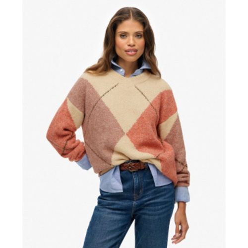 W6110658A Pull multicolore Argyle (L), Casuel, Nylon recyclé - Superdry - Modalova