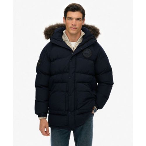 M5012208A Parka longue Everest Baffled (L), Casuel, Polyester, Marine - Superdry - Modalova