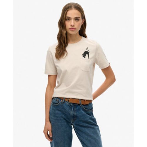 W1011623A T-shirt "Psychic Readings" (lectures psychiques) (S), Casuel, Coton, Manche courte - Superdry - Modalova