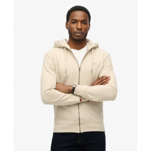 M2014128A Sweat à capuche zippé avec logo essentiel (S), Casuel, Coton - Superdry - Modalova