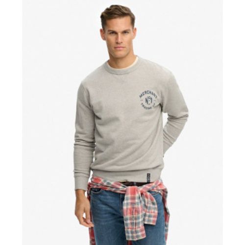 M2014305A Merchant Graphic sweatshirt (XL), Casuel, Gris, Coton - Superdry - Modalova