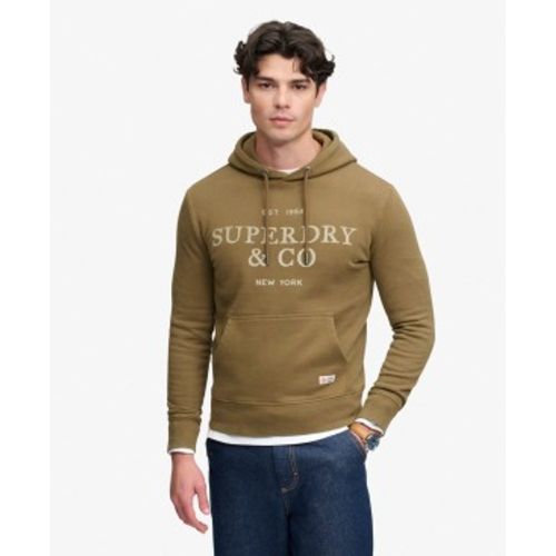 M2014716A Sweat à capuche 1954 Company Relaxed marron (M), Casuel, Coton - Superdry - Modalova