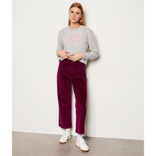 Pantalon velours en coton coupe large - Letizia - 36 - Etam - Modalova