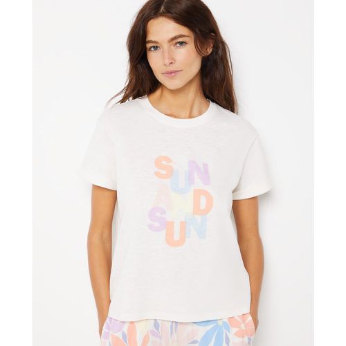 T-shirt de pyjama imprimé 'sun and sun' - Sun - XS - - Etam - Modalova