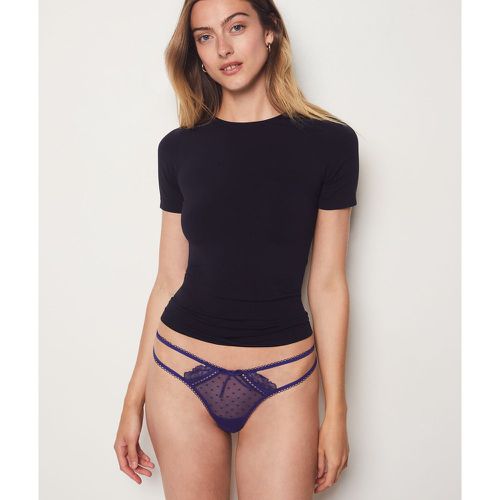 Tanga dentelle et tulle - Petra - L - Etam - Modalova