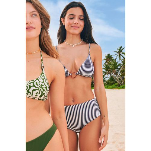 Culotte bikini taille haute bas de maillot rayé - Mahalo - 36 - - Etam - Modalova