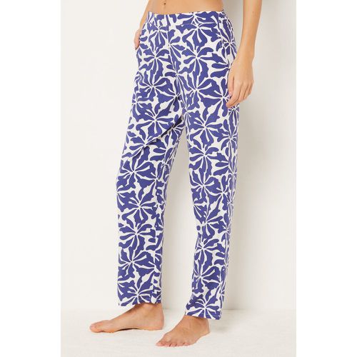 Pantalon de pyjama fleuri coupe large 7/8ème - Helko - XS - - Etam - Modalova