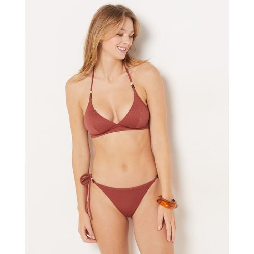 Culotte bikini ficelle bas de maillot texturé - Idyllique - 36 - - Etam - Modalova