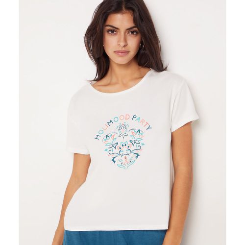 T-shirt de pyjama imprimé 'holimood party' - Octavya - XS - Etam - Modalova