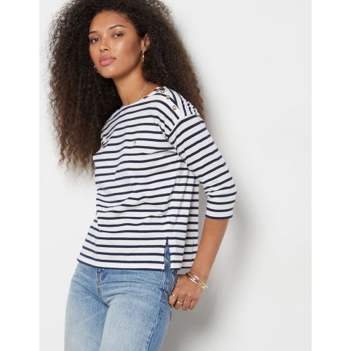 T-shirt rayé manches 3/4 - Pitane - XS - - Etam - Modalova