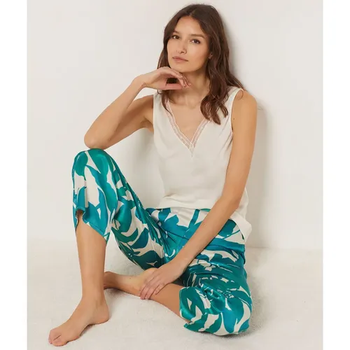 Pantalon de pyjama motifs floraux 7/8ème  - Luina - XS - - Etam - Modalova