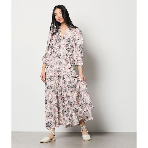 Robe longue à motif manches 3/4 - Inesa Imp - XS - Etam - Modalova