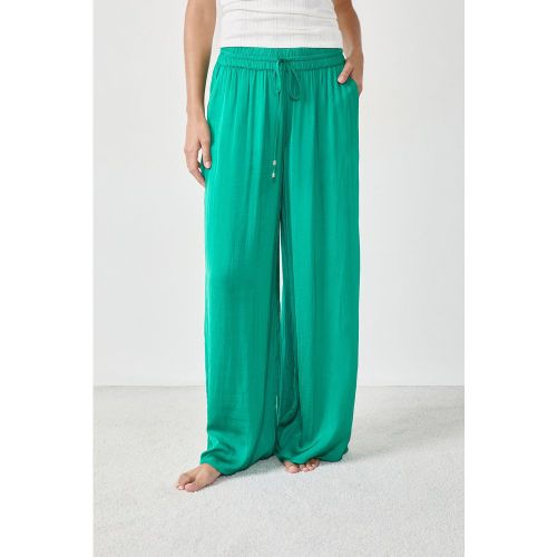 Pantalon satiné coupe large - Cheeta - S - Etam - Modalova