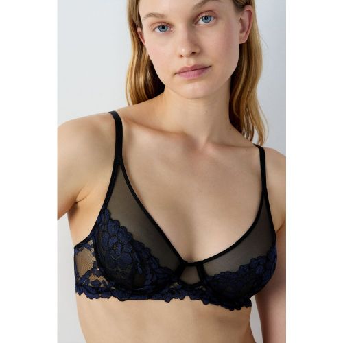 Soutien-gorge corbeille dentelle et tulle - Danseuse - 85B - Etam - Modalova