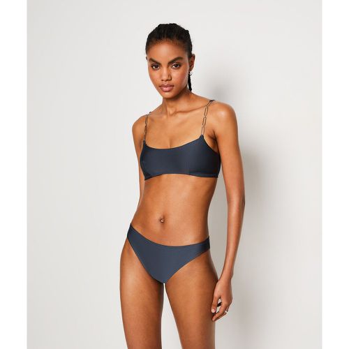 Culotte bikini bas de maillot satiné - Strap Swim - 36 - - Etam - Modalova