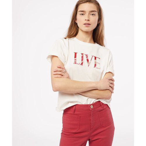 T-shirt manches courtes 100% coton - Ilyan - XS - - Etam - Modalova
