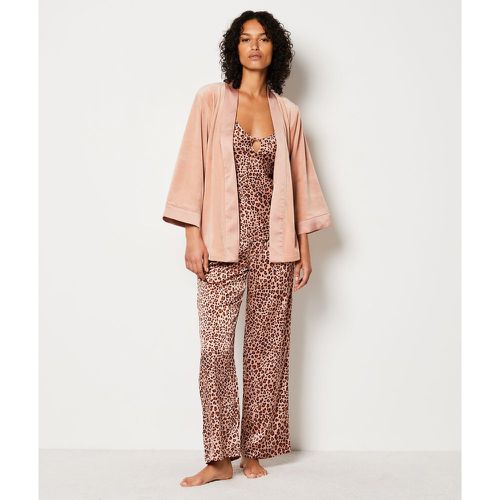 Ensemble pyjama 3 pièces léopard veste micro polaire - Nanima - XS - Etam - Modalova