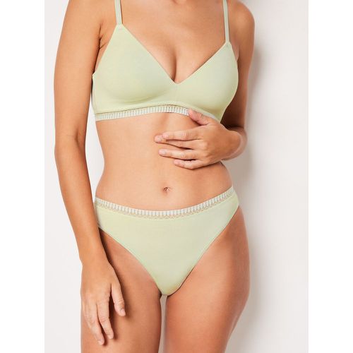 Soutien-gorge sans armatures coques fines en coton  - Happily - 80A - Etam - Modalova