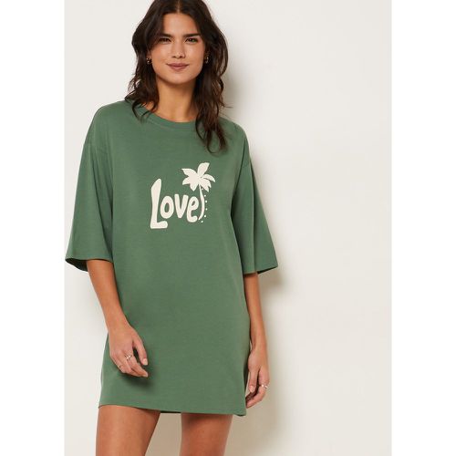Chemise de nuit imprimée 'love' 100% coton - Aure - M - - Etam - Modalova