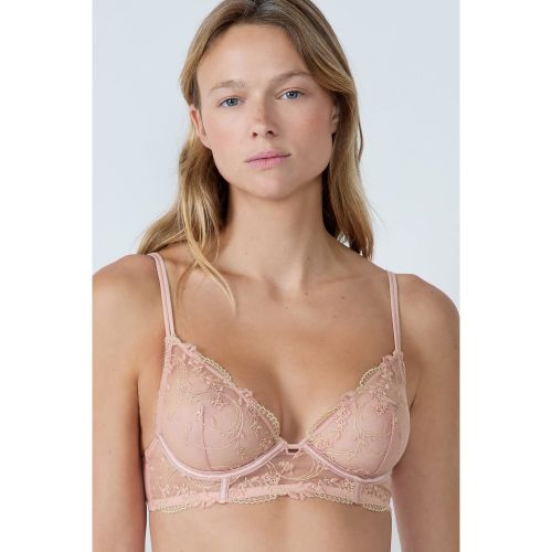 Soutien-gorge corbeille broderie fleurie - Joyfull - 85B - Etam - Modalova