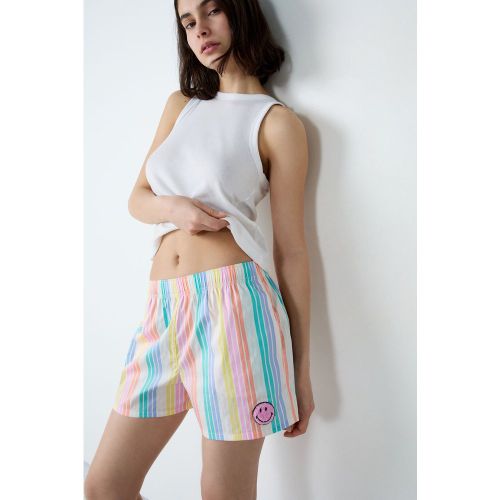 Short de pyjama à rayures en coton smiley®originals - Vitta - XS - Etam - Modalova