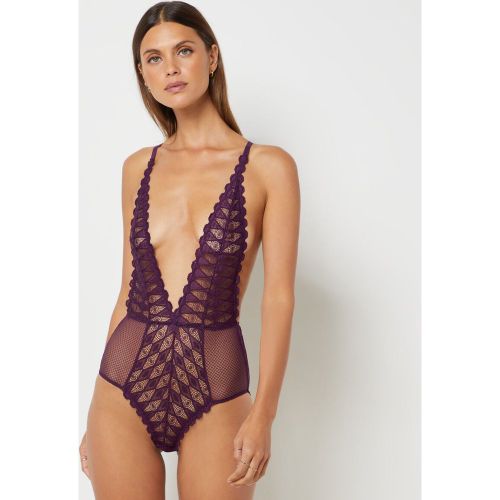 Body dos croisé en dentelle - Panache - XS - - Etam - Modalova
