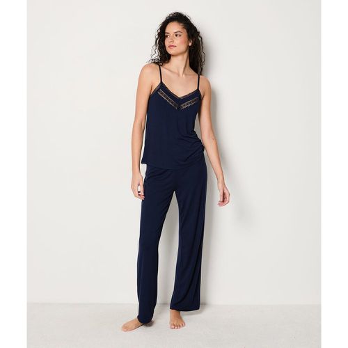 Pantalon de pyjama coupe large en modale - Josephine - XS - Etam - Modalova