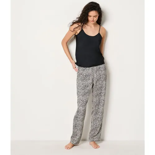 Pantalon de pyjama satiné léopard - Sylem - M - Etam - Modalova