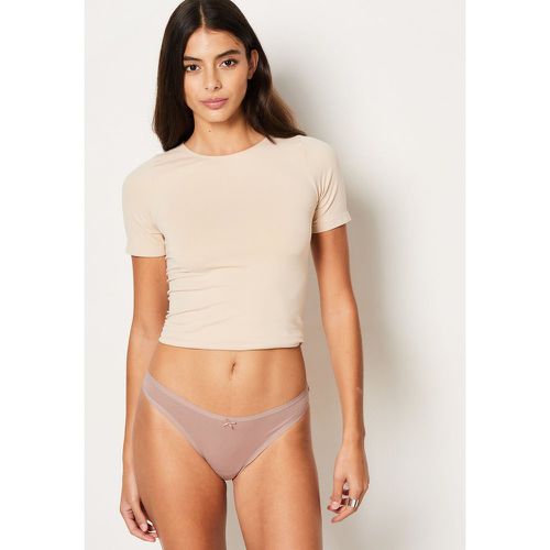 Lot de 3 strings coloris assortis en coton biologique - Jack - XS - Etam - Modalova