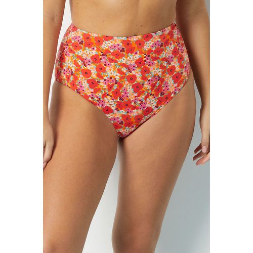 Culotte bikini taille haute effet ventre plat bas de maillot - Sculptant - 38 - - Etam - Modalova