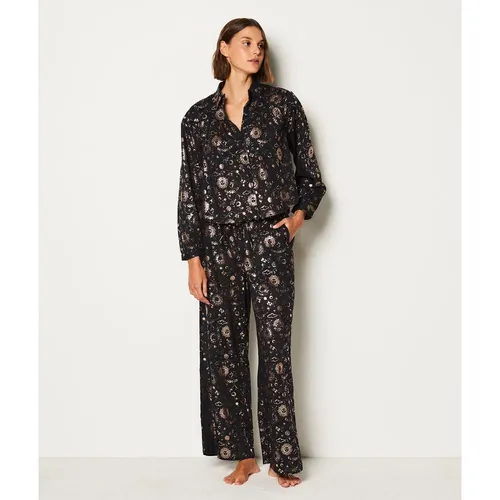 Pantalon de pyjama en coton imprimé constellation - Maissa - XS - Etam - Modalova